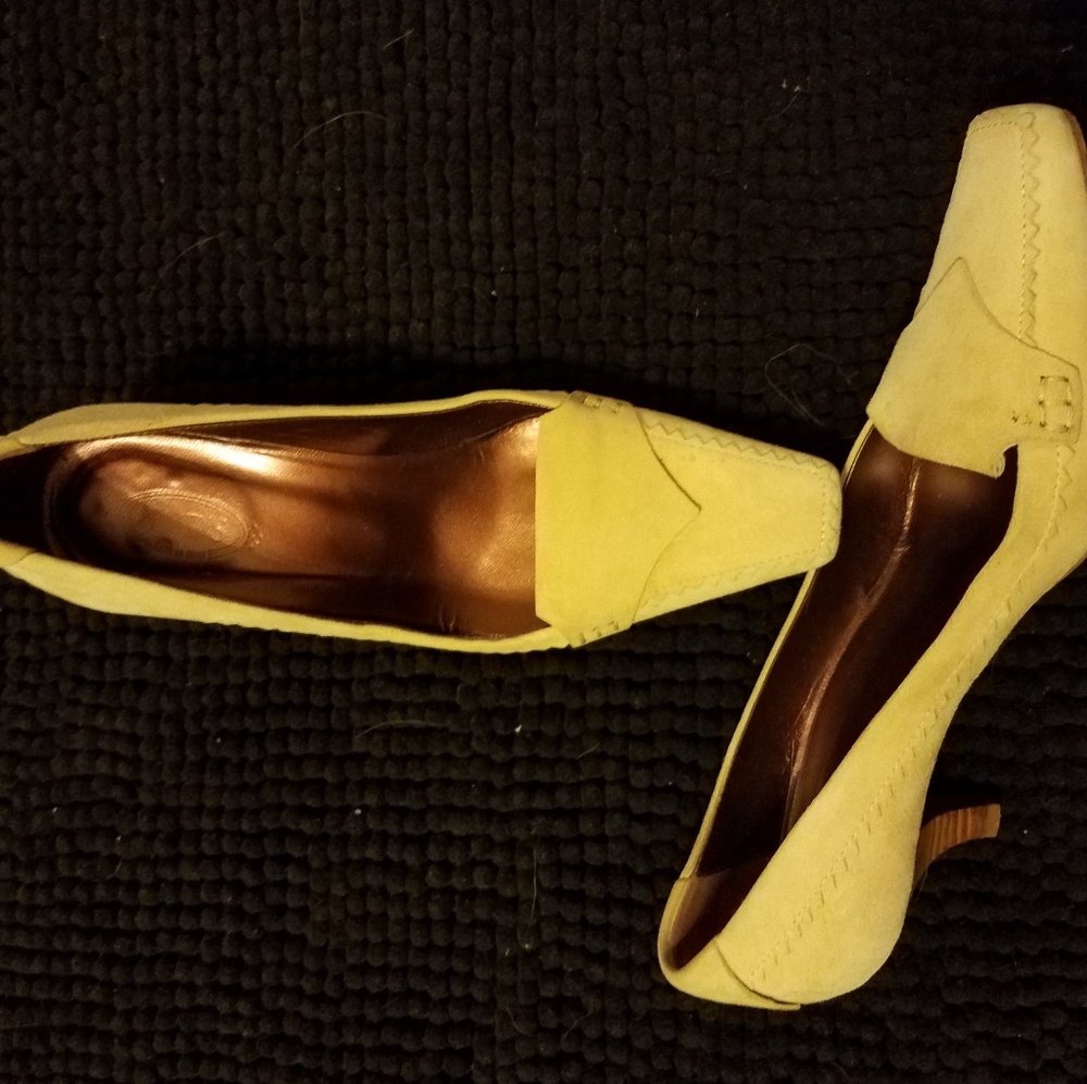 Beige Tods Kitten Heels